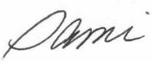 Signature, "Sami"